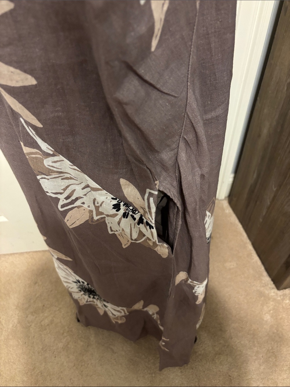 Coldwater Creek Bold Impressions Petite Linen Dress - Picture 5 of 10